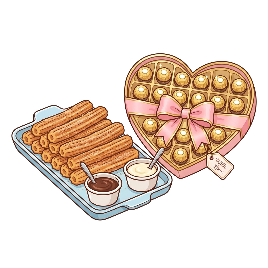 Sweet Churros and Chocolates